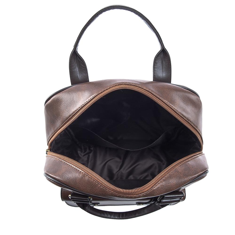 Retro Women's Backpack PU Large Capacity Backpack