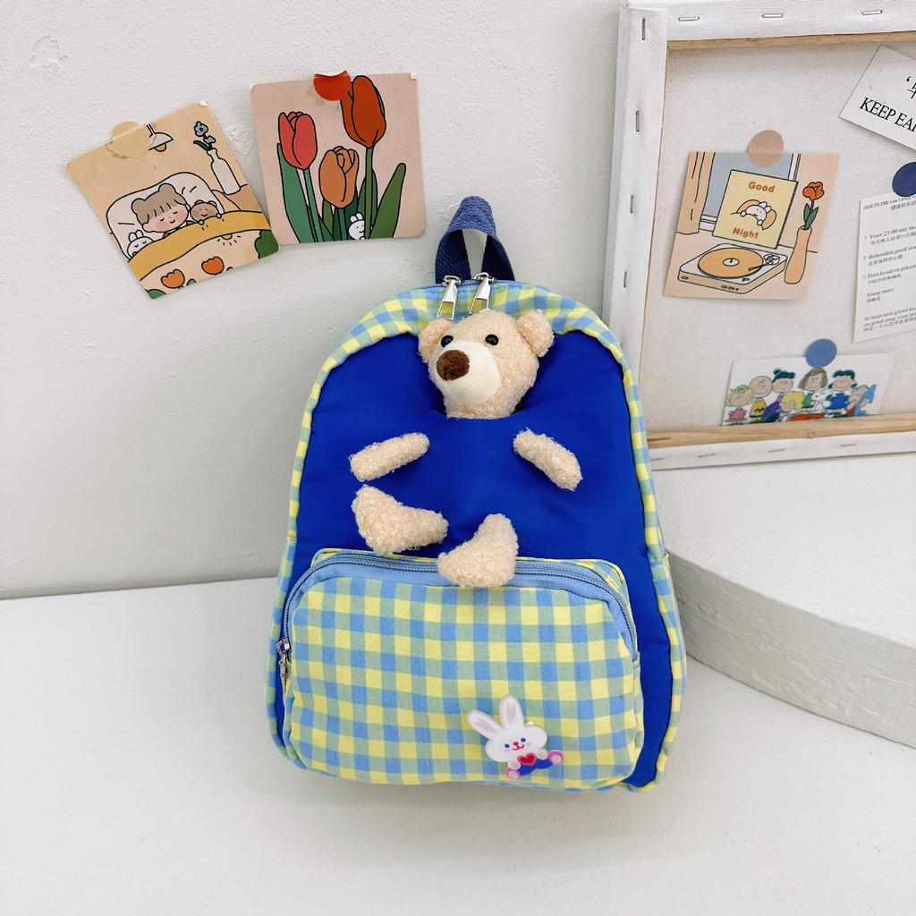 Cute Animal Pattern Childrens School Bag With Curved Straps For Comfort