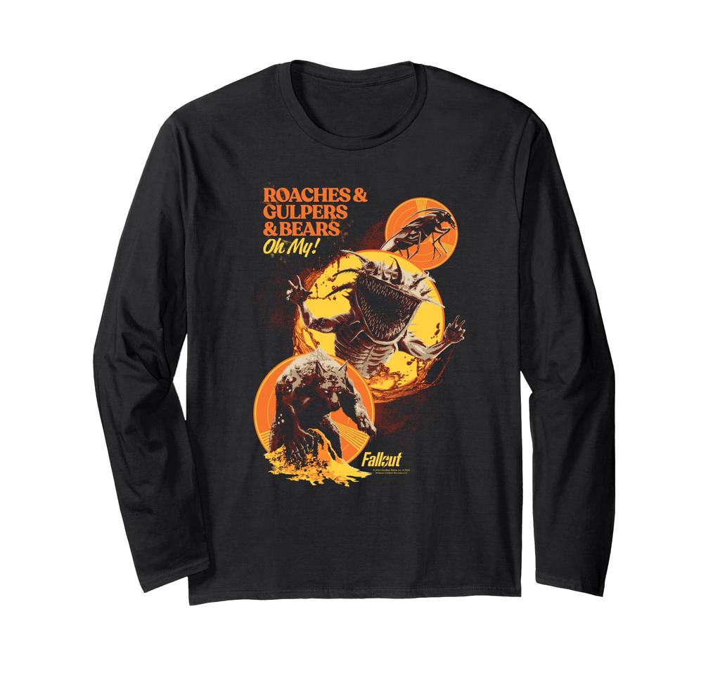 Fallout Roaches & Gulpers & Bears Oh My TV Show Long Sleeve T-Shirt