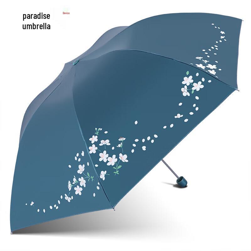 Heaven Umbrella Portable 3-Fold UV Protection Sun Rain Umbrella