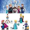 Frozen Minifigure Anna Elsa Olaf With Scepter Lamp Non-toxic And Recyclable Abs Material