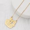 Stainless Steel Gold Silver Family Pendant Necklace Couple Necklace