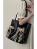 Bow Large Capacity Shoulder Bag Women's New Fashion Tote Bag Underarm Bag