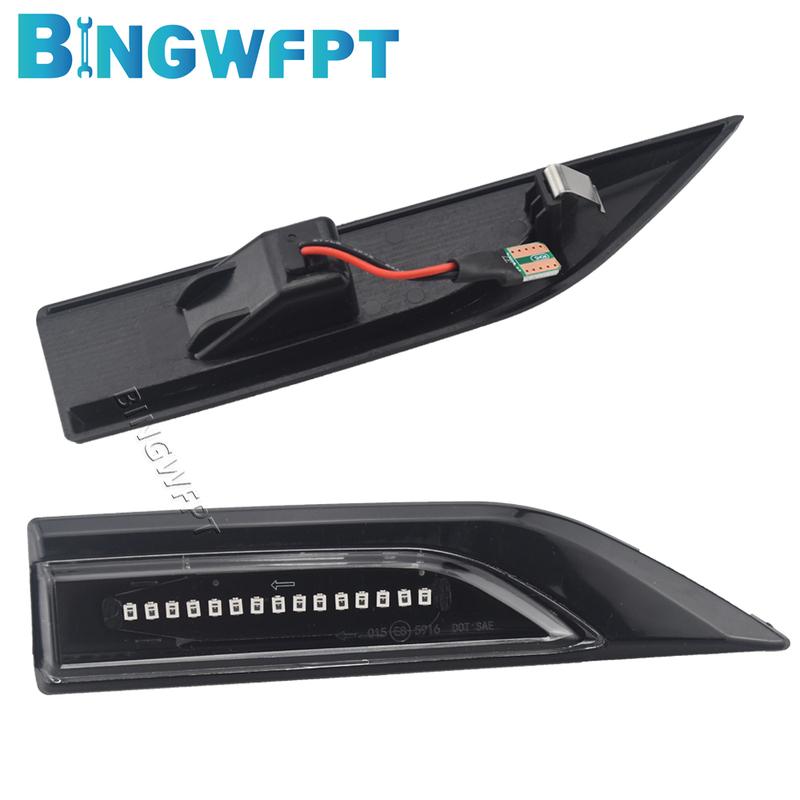 2PCS/LOT For VW Transporter T6 Multivan Caddy MK4 2015-2019 Turn Signal Light LED Dynamic Side Marker Sequential Blinker Light