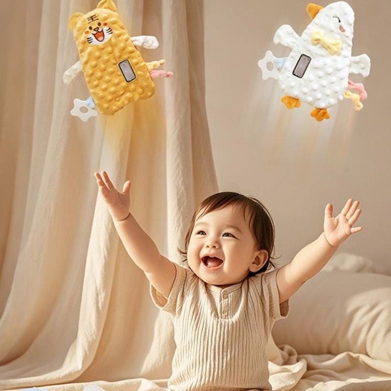 Gentle Vibration Infant Sleep Soother For Sleep Support Ergonomic Shape Machine Washable Breathable Fabric