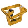 Folding Bike Front Carrier Adapter Aluminium Alloy Hollow Carved Mount Base for Poday Gold