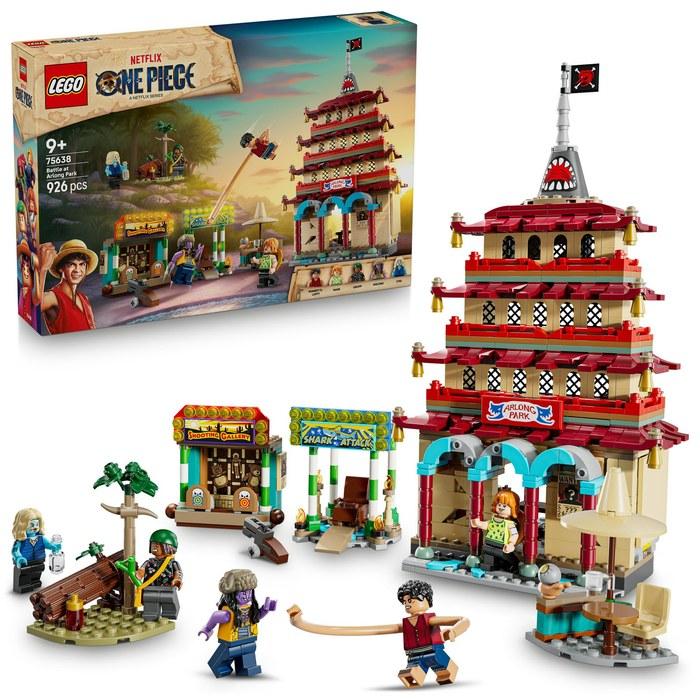 LEGO One Piece Battle at Arlong Park – Luffy, Usopp, Nami, Arlong, Chu – Five-Story Tower, Wanted Poster – 75638 Multicolor