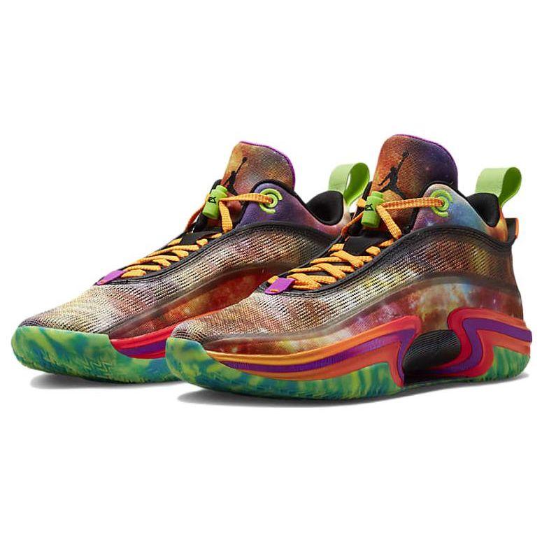 Air Jordan 36 Low EYBL Men Sneakers Multi-Color Black Electric-Green DV5264-083