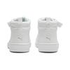 Puma Rebound V6 Synthetic Leather Comfortable Versatile Mid-Top Kids Sneakers Kids Sneakers White Gray 393832-05