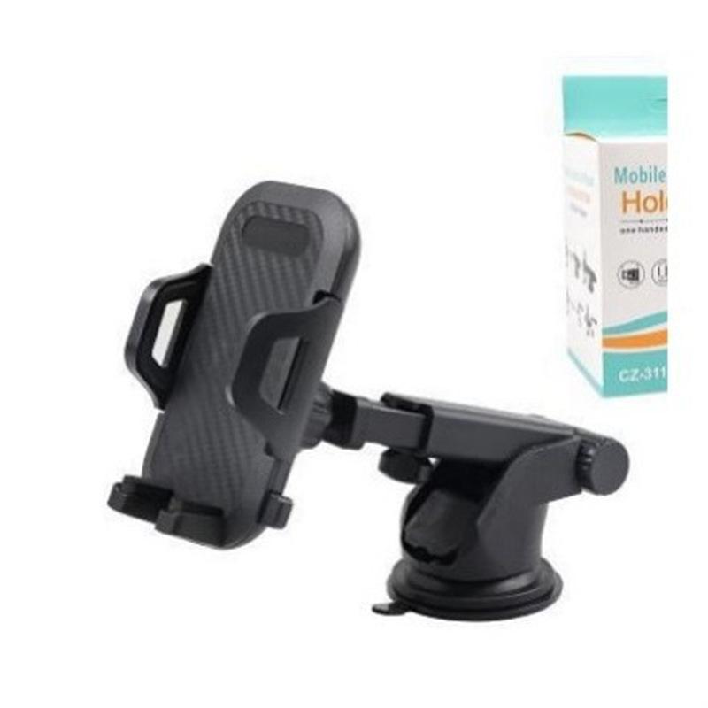 Telescopic Suction Cup Car Phone Mount with Navigation Function