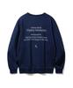 BAKKEN Happy Moment Washed Denim Sweatshirt Bk5978_Dark Blue Denim