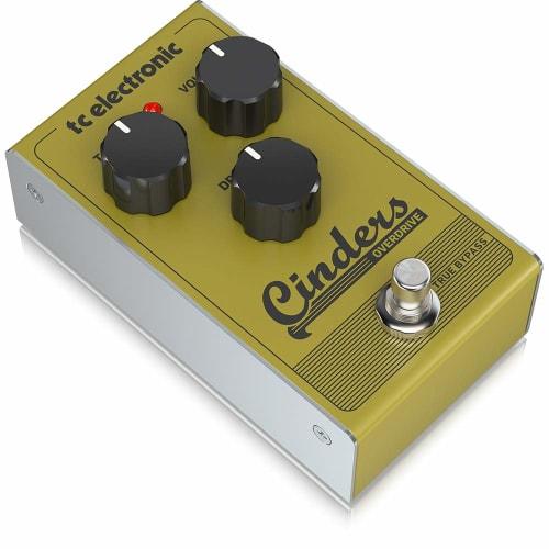 Tc Electronic Analog Overdrive Pedal, Analog Circuit, Picking Nuance Response, Tube-Like Sound, Cinders Overdrive Yellow