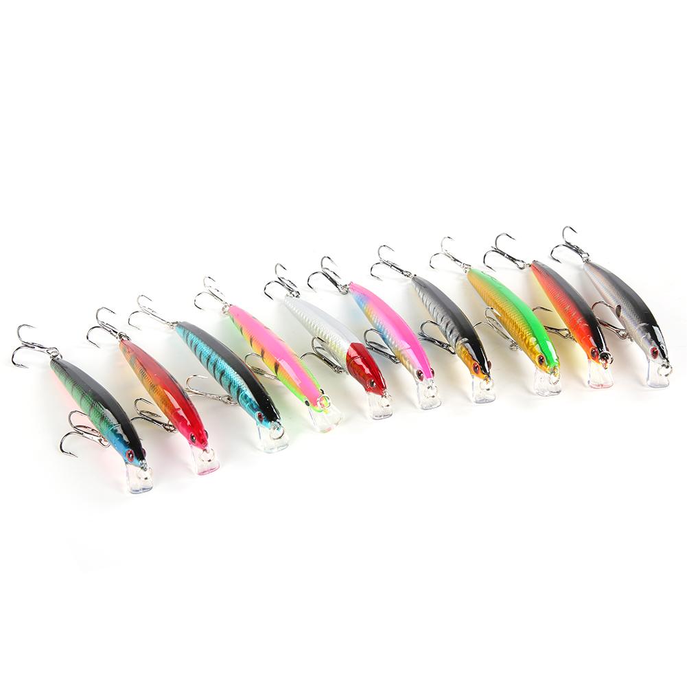 20pcs Plastic Fishing Lures Colorful Artificial Lifelike Fishing Baits Tackles