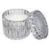 Les Trésors De Lily [A2300] - Gray 'Scarlett' Scented Candle (glass) - 9x9cm (white Musk)