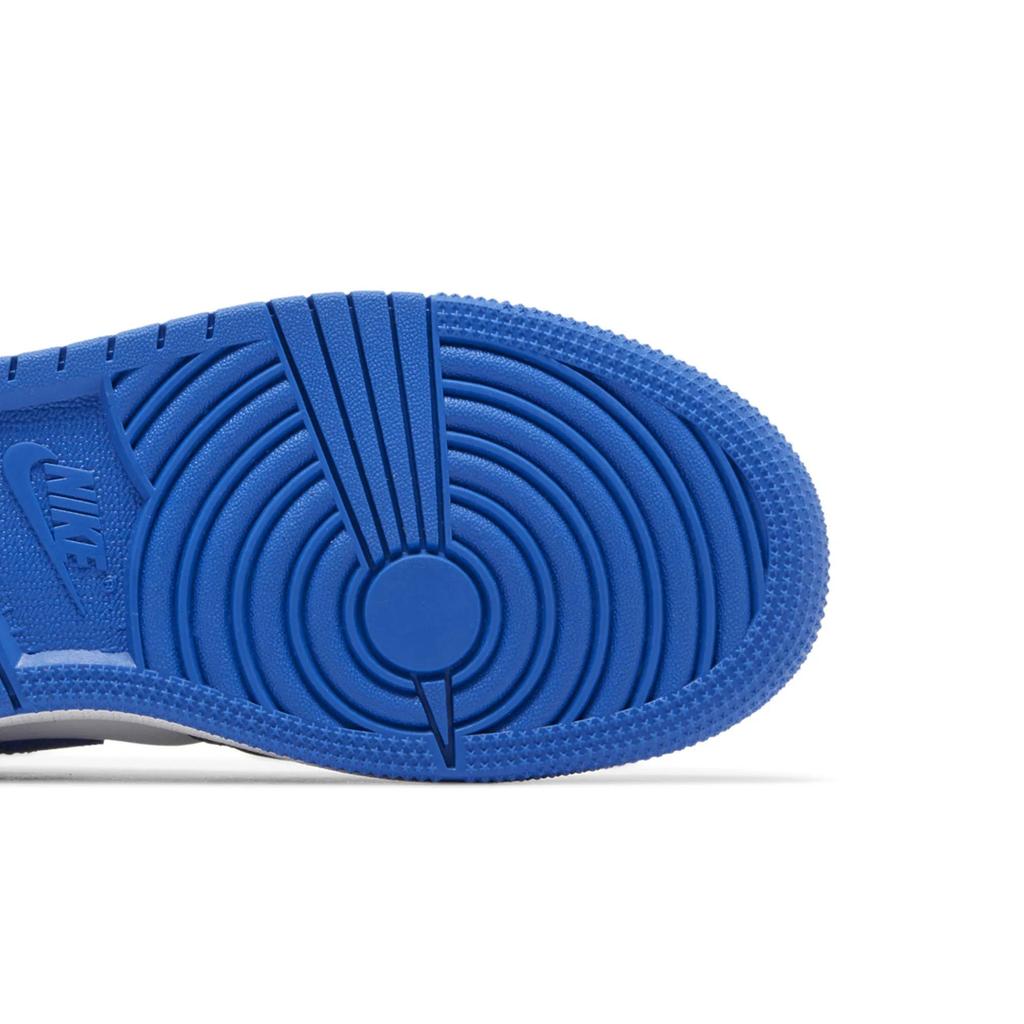 Air Jordan 1 Low Grade School 'Alternate Royal Toe' (Unisex) White / Royal Blue / Black Kids' Basketball Shoes 553560 140