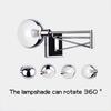 Modern LED Wall Lamp No Switch Foldable Retractable Eyes Protector For Bedroom Study Living Room Bathroom Balcony Luminaries