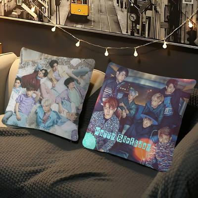 KPOP G-GOT-7 Cushion Cover Pillowcase Upholstery Sofa Throw Pillow Home Decor Pillowcas