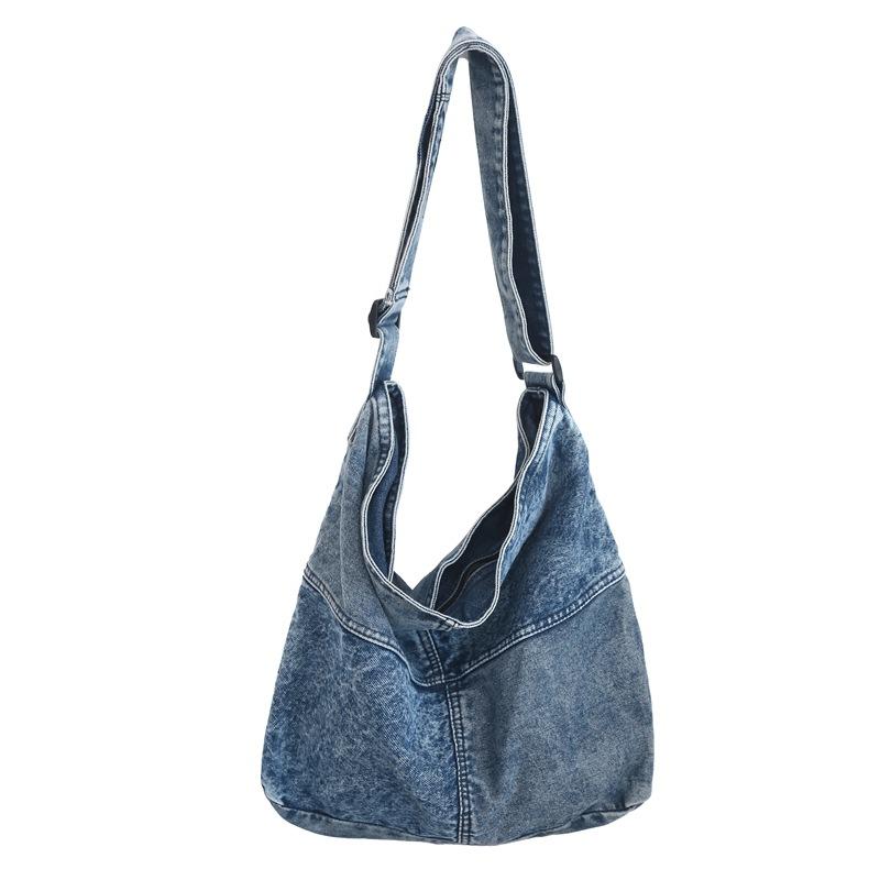 

New Casual Denim Bag, Versatile Shoulder Bag синий