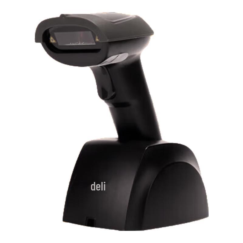 Deli Wireless 1D Laser Barcode Scanner