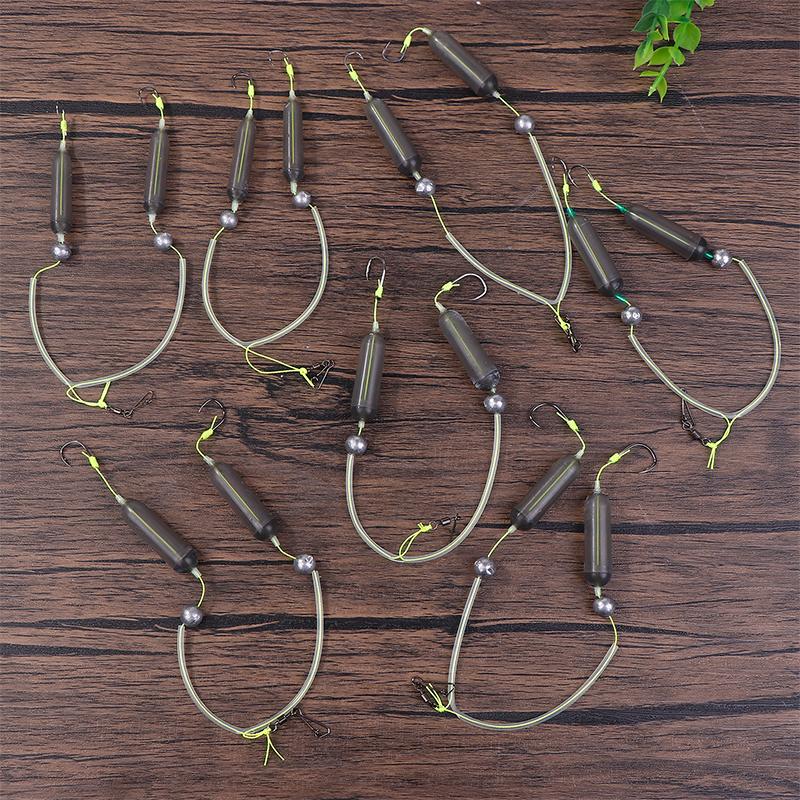 1 Stück Anti-Trennungsbasis Angelhaken Doppelhaken zum Angeln mit lebenden Ködern mit doppelten Köderhalte-Widerhaken Hochkohlenstoffstahl