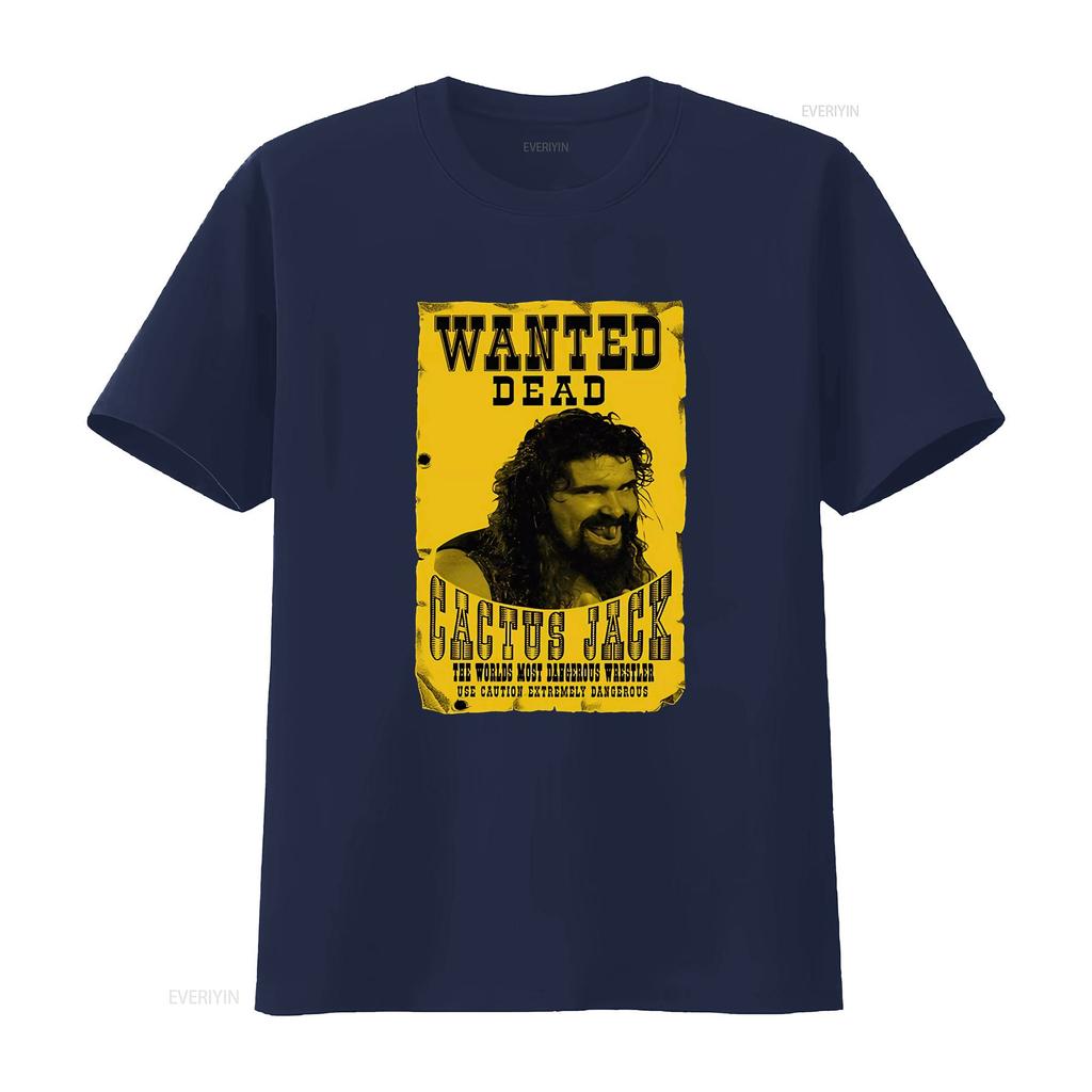 Cactus Jack Wanted Dead 90er Jahre T-Shirt vintage Gewaschen Dehnbar Streetwear Grafik Atmungsaktiv Lässig Vielseitig
