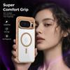 Luxury High Transparent Magnetic For Magsafe Wireless Charging Case For Google Pixel 9A 10 Pro XL Solid Color Bumper Back Cover