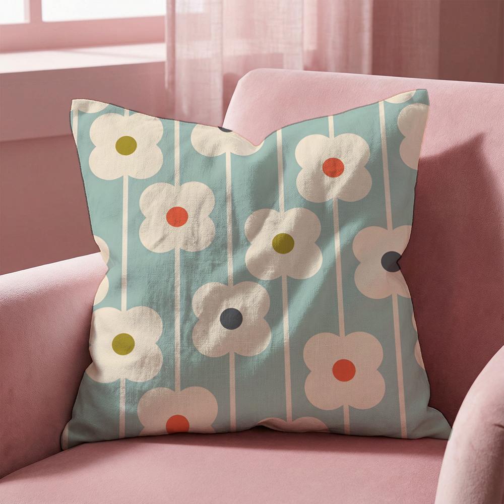 Aesthetic Art OOrla Kiely Cushion Cover MultiScene Pillow Cover for Home Car Reversible Soft Durable for Daily Use