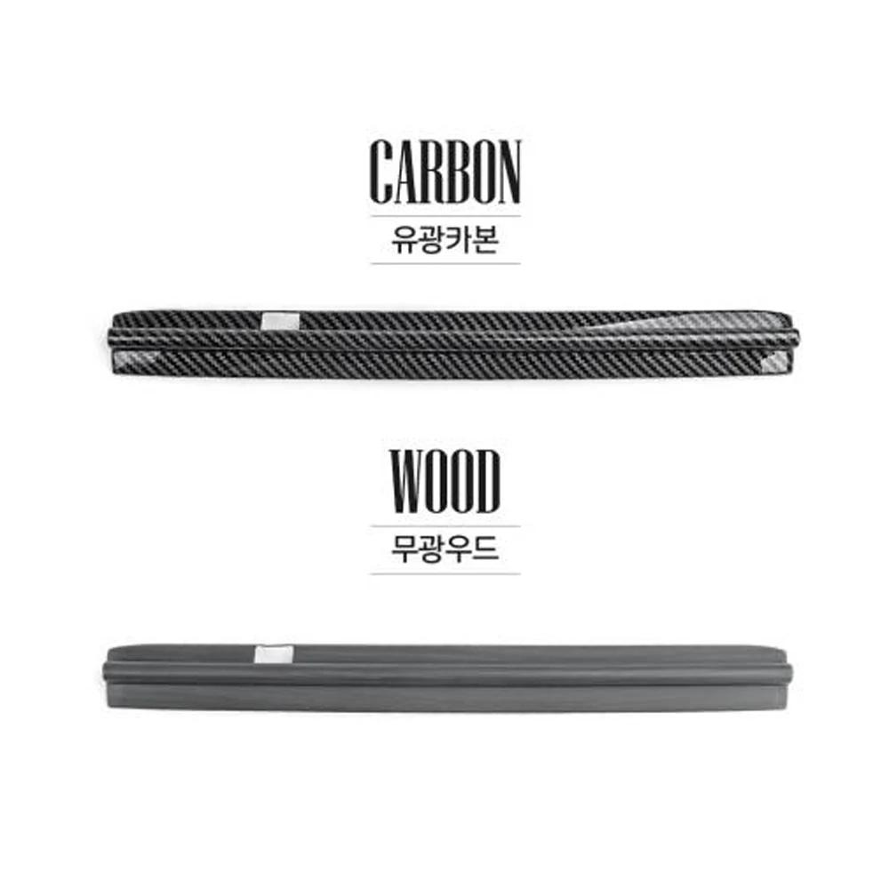 Carbon Fiber Wood Grain Style Car Interior Dashboard Air Vent Decorative Stripes Cover Trim For Hyundai Tucson NX4 2026 LHD