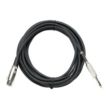 Kikutani TECH Microphone Cable XLR (Female) Phone (Male) 5m TMC-5 Black