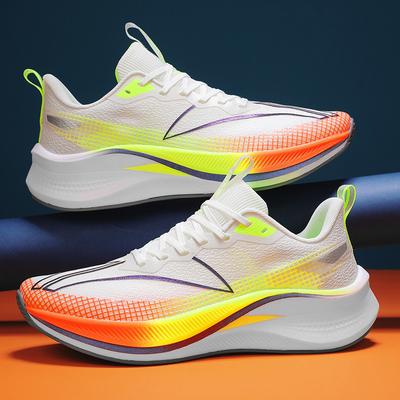 7Pro Running Shoes Men's Carbon Board Professional Racing Sports Training Sports Running Shoes Shock Absorption 34-44 Size 8
