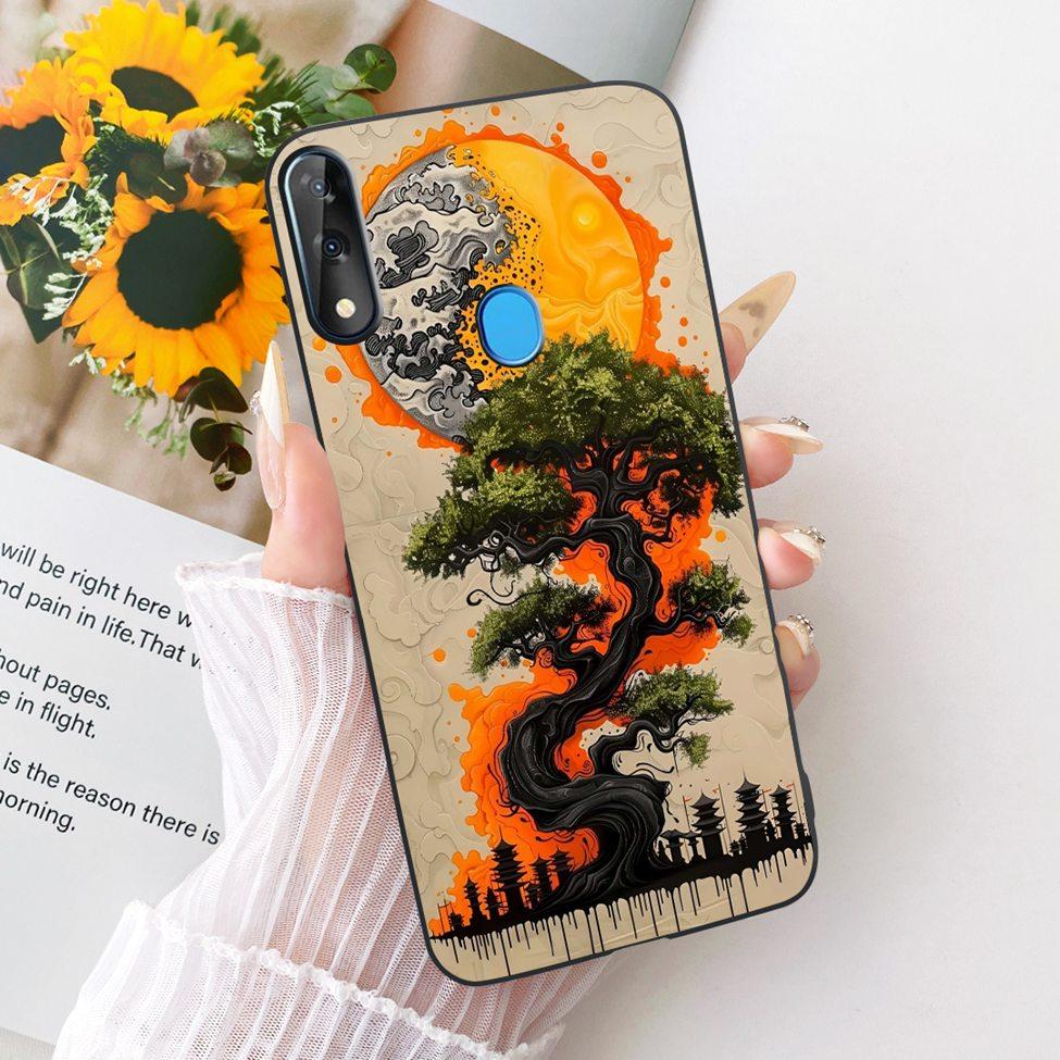 Phone Case For ZTE Blade V10 Cover Silicone Cute Cat Fashion Funny Painted Casing For ZTE Blade V10 2019