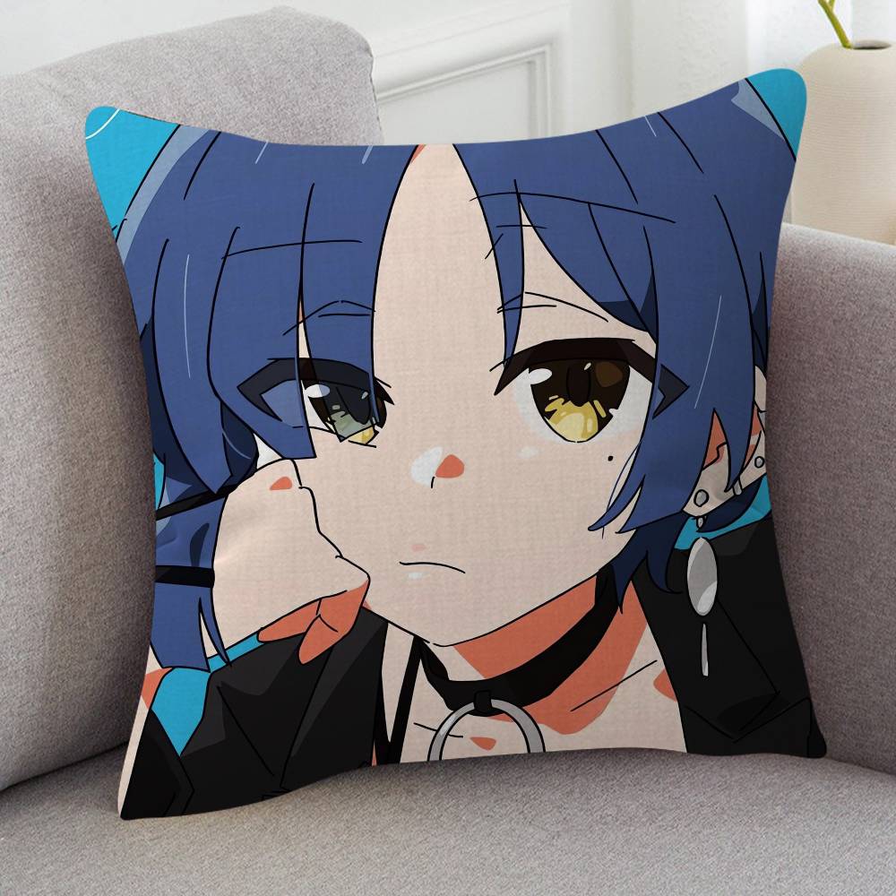 Anime BOCCHI THE ROCK! Pillow Case Soft Double Sided Print Sofa Cushion Cover Throw Pillow Covers