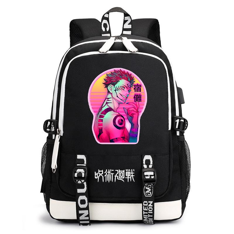 Day Mantra Return To War Anime School Bag Fashion Backpack Elementary School Students Large Capacity Backpack Burden Reduction Storage Bag