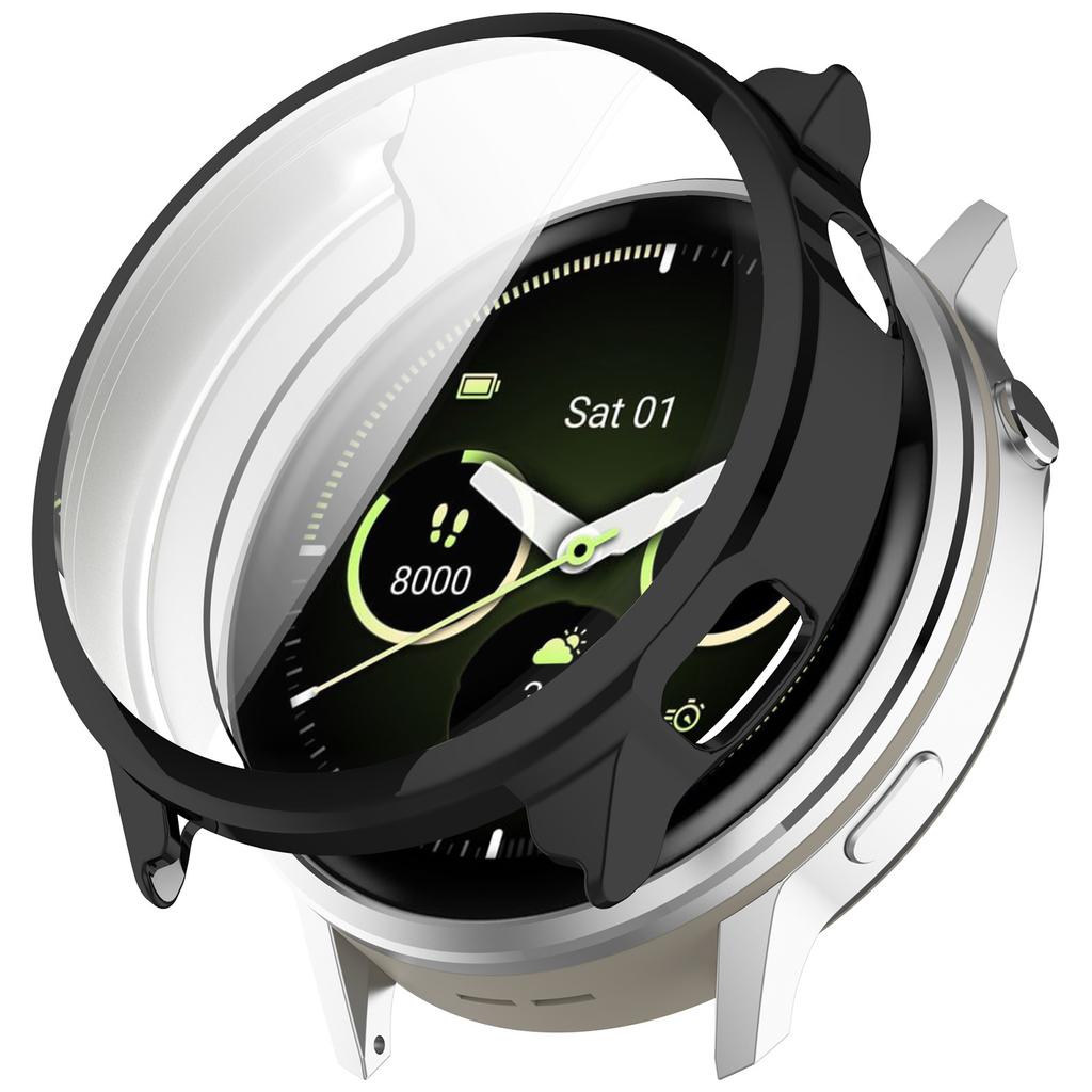 TPU+Tempered Glass Case For Garmin Venu 4 45mm/41mm Smart Watch Cover Protective Bumper For Venu4 Screen Protector Shell