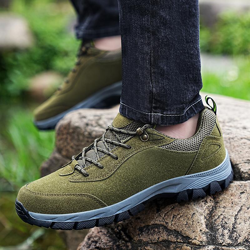 Fashion Outdoor climbing shoes Men's new sports casual shoes non-slip men's running shoes breathable comfortable large size