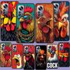 Cool Rooster Making Money Phone Case For Redmi Note 13 Pro Plus 14 Pro+ 12S 12 11S 11T 11E 11 10S 10 9S 9 Xiaomi Capa TPU