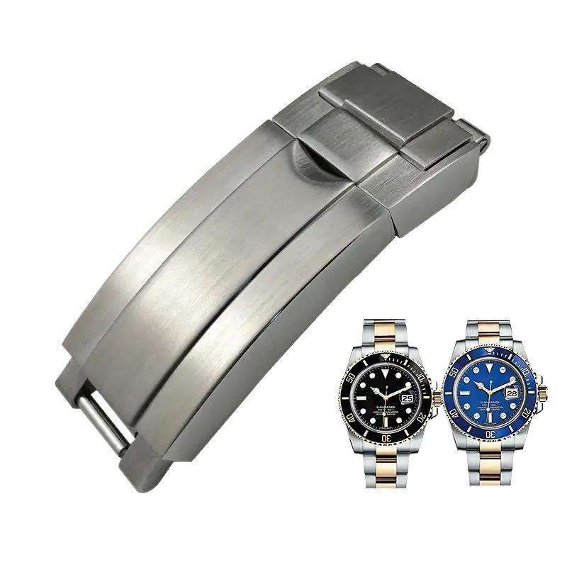 Rolex Green Submariner Black Submariner Steel Band Silicone Yacht Daytona Toothed Fine-tuning Watch Buckle16mm