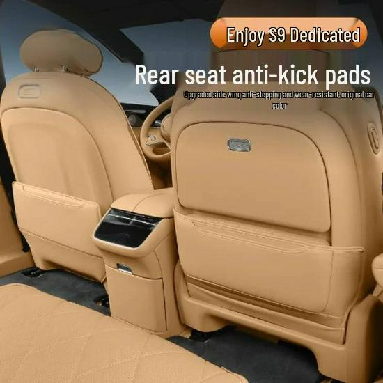 S9 Passenger Side Anti-Kick & Anti-Dirt Mat, Nappa Leather Zero-Gravity Rear Seat Protector