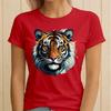 Bold Tiger Womens T-Shirt Fierce Animal Lover Funny Cute Birthday Gift