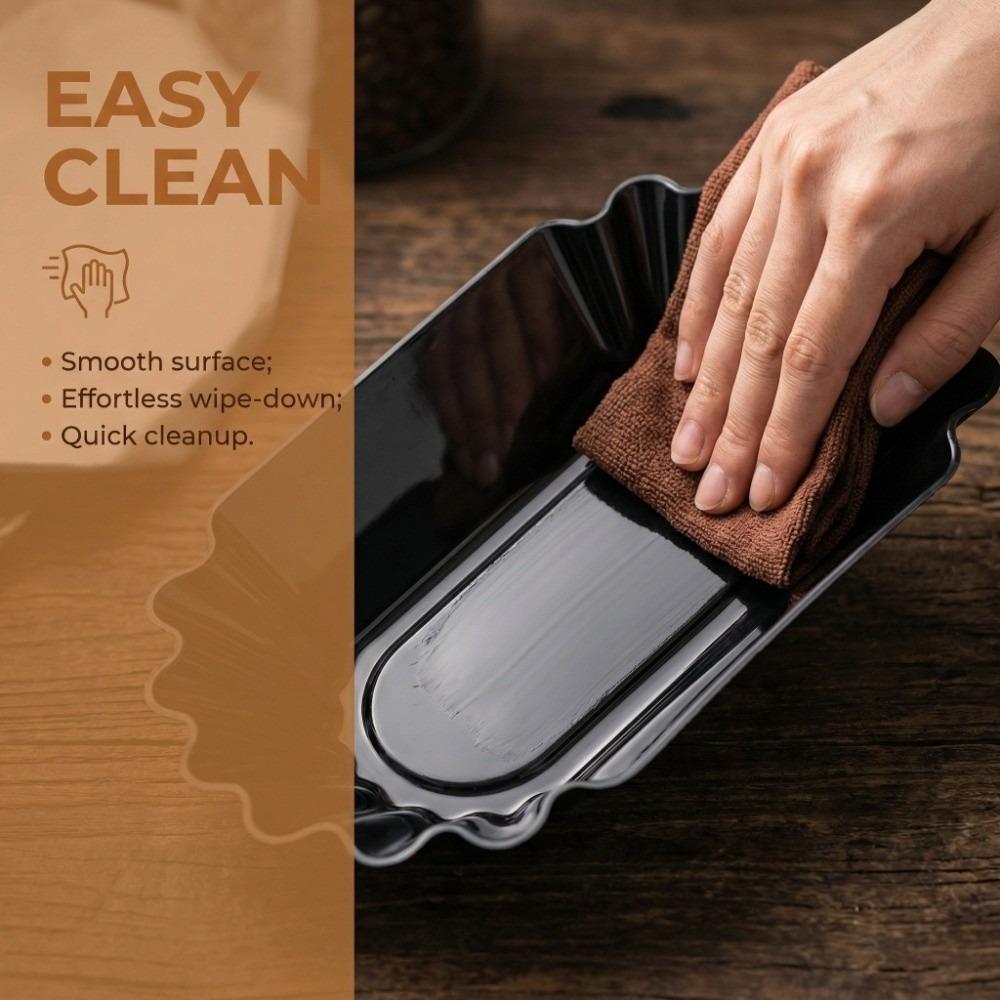 Multi-purpose Coffee Bean Tray Food-grade PP Coffee Roasting Cup Coffee Display Plate Bean Tasting чёрный