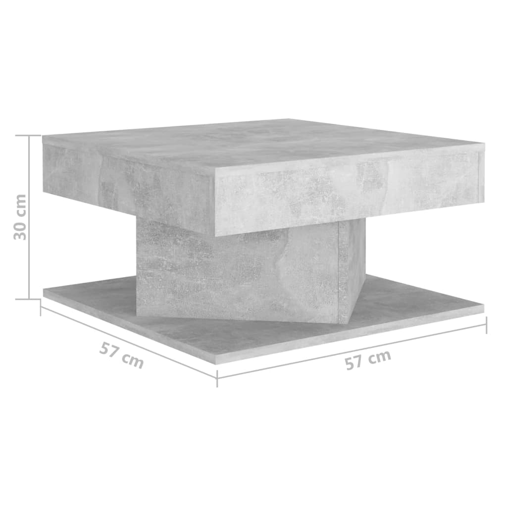 Sofatisch Für Gäste, Wohnzimmertisch, Kreativer Dekorationstisch, 57x57x30 Cm Furniertes Holz