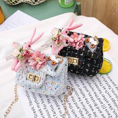 Children's Bag Cute Girl Cartoon Flower Shoulder Bag Messenger Bag Baby Change Bag Candy Bag