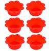 Limei 6 Pack Silicone Cupcake Liners Reusable Baking Cups Nonstick Easy Clean Pastry Muffin Molds 25-26