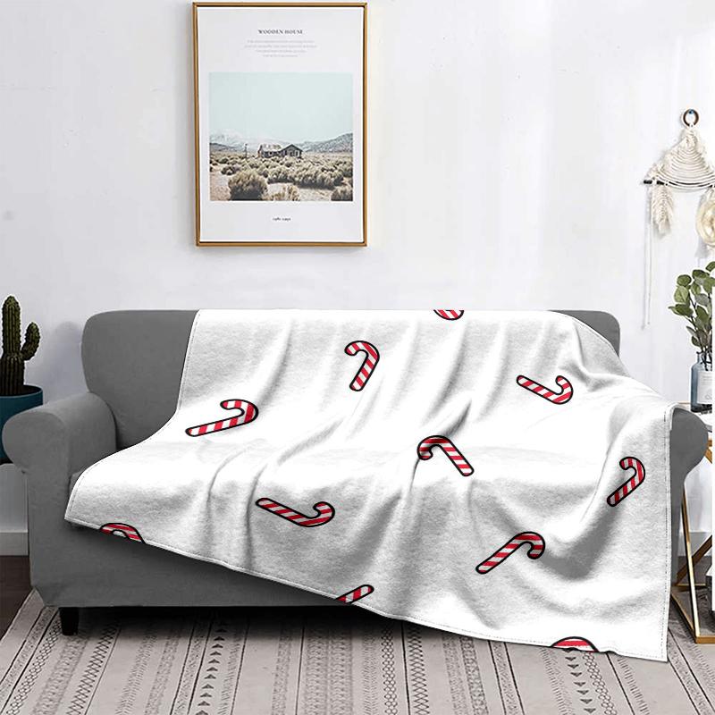 Home Decoration Plush Throw Sofa Blanket Bedspread Bed Fluffy Soft Blankets Decor Plaid Modern Halloween Merry Christmas Winter