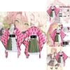 Captivating Demon Slayer Kanroji Mitsuri Cosplay Costume In Various Sizes Available