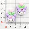 Sanrio Cartoon Resin Accessories: DIY Bead Box, Phone Case String, Bag, Potted Plant, and Refrigerator Magnet Decoration
