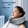 Hezheng Przenośna poduszka masująca kark w kształcie litery U z pianki memory