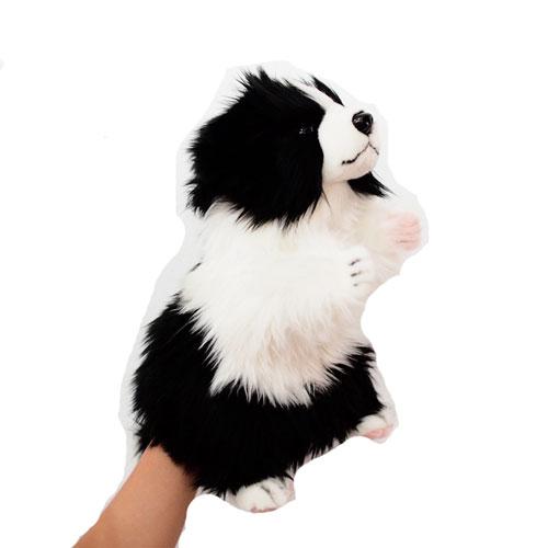 Border Collie Welpenpuppe 30cm