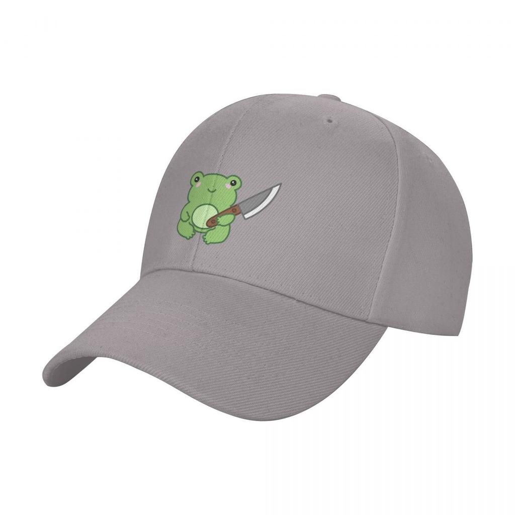 Frog With A Knife Baseball Cap Anime Hat sun hat Anime Woman Mens