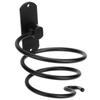 Hair Dryer Holder Wall Mounted Bathroom Blower Hanging Rack Organizer Punching Free Black